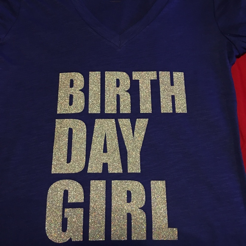 “Birthday Girl” V-Neck Tee